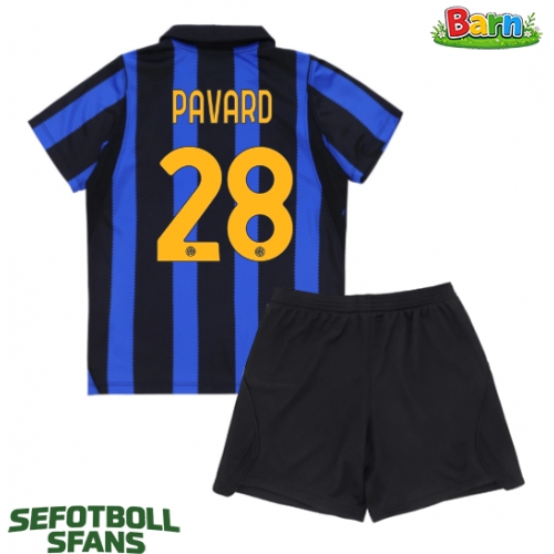 Inter Milan Benjamin Pavard #28 Hemmaställ Barn 2026-27 Kortärmad (+ Korta byxor)